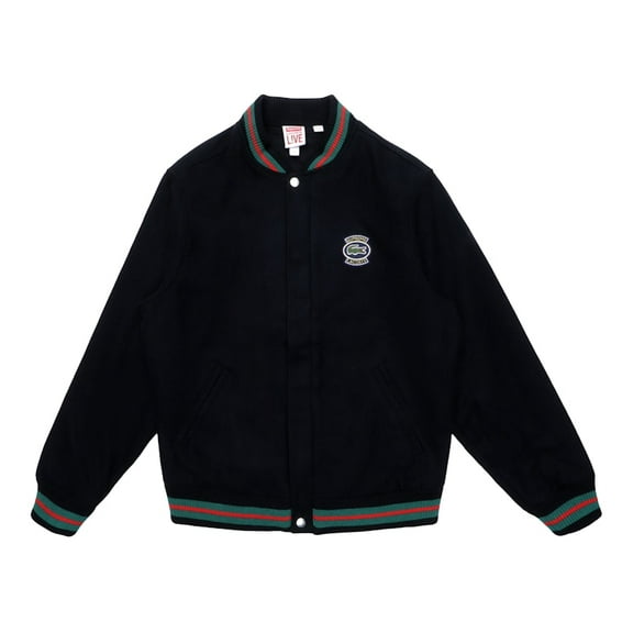 Supreme Men's LACOSTE Wool Varsity Jacket Black, from StockX