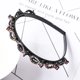 thumbnail image 1 of Bandas de doble capa, diademas con Clip, diadema trenzada de plástico a la moda, tocado Punk nuevo tejido para mujer, accesorios para el cabello con perlas, 1 of 5