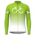 thumbnail image 5 of Camiseta de ciclismo de manga larga para hombre, de la serie Gradient Color, de verano 2023, para ciclismo de montaña, de secado rápido, para ciclismo de carretera, 5 of 5