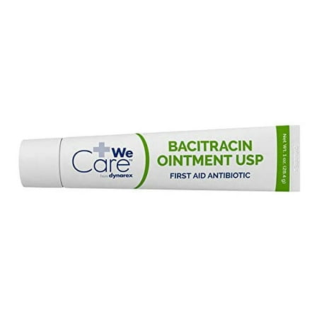 Dynarex Bacitracin Antibiotic Ointment 1Oz 3 Tubes | Active Skin Repair | Wound Care Products | Burn Cream | First Aid Antibacterial Cream for Skin Infection | Infection Antibiotics for Pain Relief