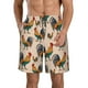 thumbnail image 1 of Balery Rooster Traje de Baño Estilo Hawaiano para Hombre, Shorts de Secado Rápido con Bolsillos-X-Large, 1 of 6