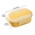 thumbnail image 3 of Lilixerw Bento Box Lunch Box,Lunch Containers with 2 Compartments,Reusable Divided Food Storage Box,Meal-Prep Containers with Lids,Microwave & Dishwasher Safe, 3 of 9