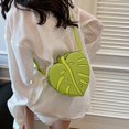 thumbnail image 2 of Slccxzc PU Leather Crossbody Bag Women Leaf Shaped Shoulder Bag Purse Elegant Mini Handbag Messenger Bag for Outdoor Travel, 2 of 7