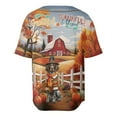 thumbnail image 2 of Thanksgiving German Shorthaired Pointer Pilgrim Grateful, Thankful, Blessed Fall Welcome All Over Print 3D Baseball Shirt GSP Lover Dog Gift Softball Sport - 00021, 2 of 6