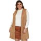 thumbnail image 1 of Chaleco de gamuza Roman Fashion/Tallas Extras 7601 (Camel) marron claro 36 Roman Fashion JA-ST-7601-CAMEL-ALL, 1 of 7