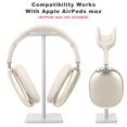 thumbnail image 3 of Aiaabq Funda Para Airpods Max Funda Antirrayas Para Almohadillas Para Los Oídos/Cubierta Para Las Orejeras/Cubierta Para La Diadema Para Airpods Max. Tpu Suave Transparente Y Piel De Silicona A Prueba, 3 of 5