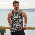 thumbnail image 5 of Rocae Colorful Screws for Men's Workout Tank Top Men's Running Tank Top Dry Fit Athletic Workout Tank TopsMedium, 5 of 9