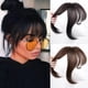 thumbnail image 1 of 2 piezas de pelucas europeas y americanas, flequillo corto de estilo francés en 3D para mujer, cabello falso superior, flequillo falso hinchado natural, 1 of 5