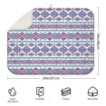 thumbnail image 2 of Soft and decorative boho dish drying pad 18x24 Inch with floral pattern, microfiber fabric, washable and eco-conscious, 2 of 4