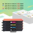 thumbnail image 5 of TN-227 TN227 High Yield Toner Cartridge 4-Pack Compatible for Brother TN-227BK/C/M/Y TN223 MFC-L3770CDW HL-L3290CDW HL-L3270CDW MFC-L3750CDW MFC-L3710CW HL-L3210CW Printer Ink, 5 of 9