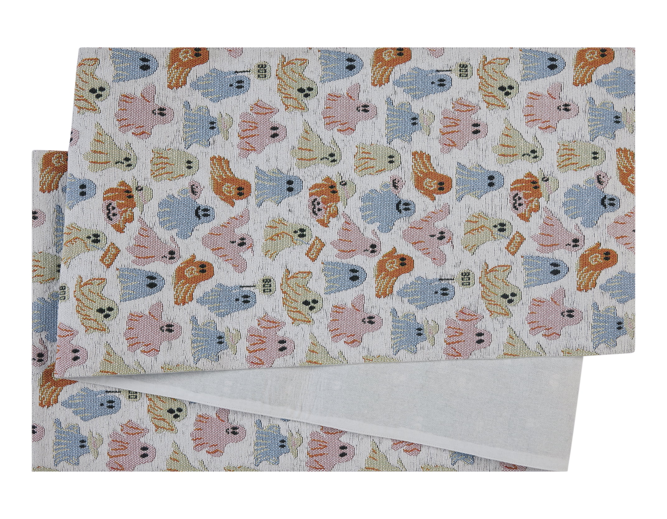 Halloween Ghosts 13" x 72" Table Runner - 100% Polyester, Multi-color