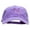 Purple, variant on Big M Mardi Embroidered Unstructured Pigment Dyed Cotton Cap - Kelly Green OSFM