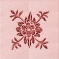 thumbnail image 1 of Ahgly Company Tapis d'Intérieur Lavable à la Machine, Carré, Transitionnel, Rose Pâle, Tapis de Zone, 4 Pieds Carré, 1 of 7