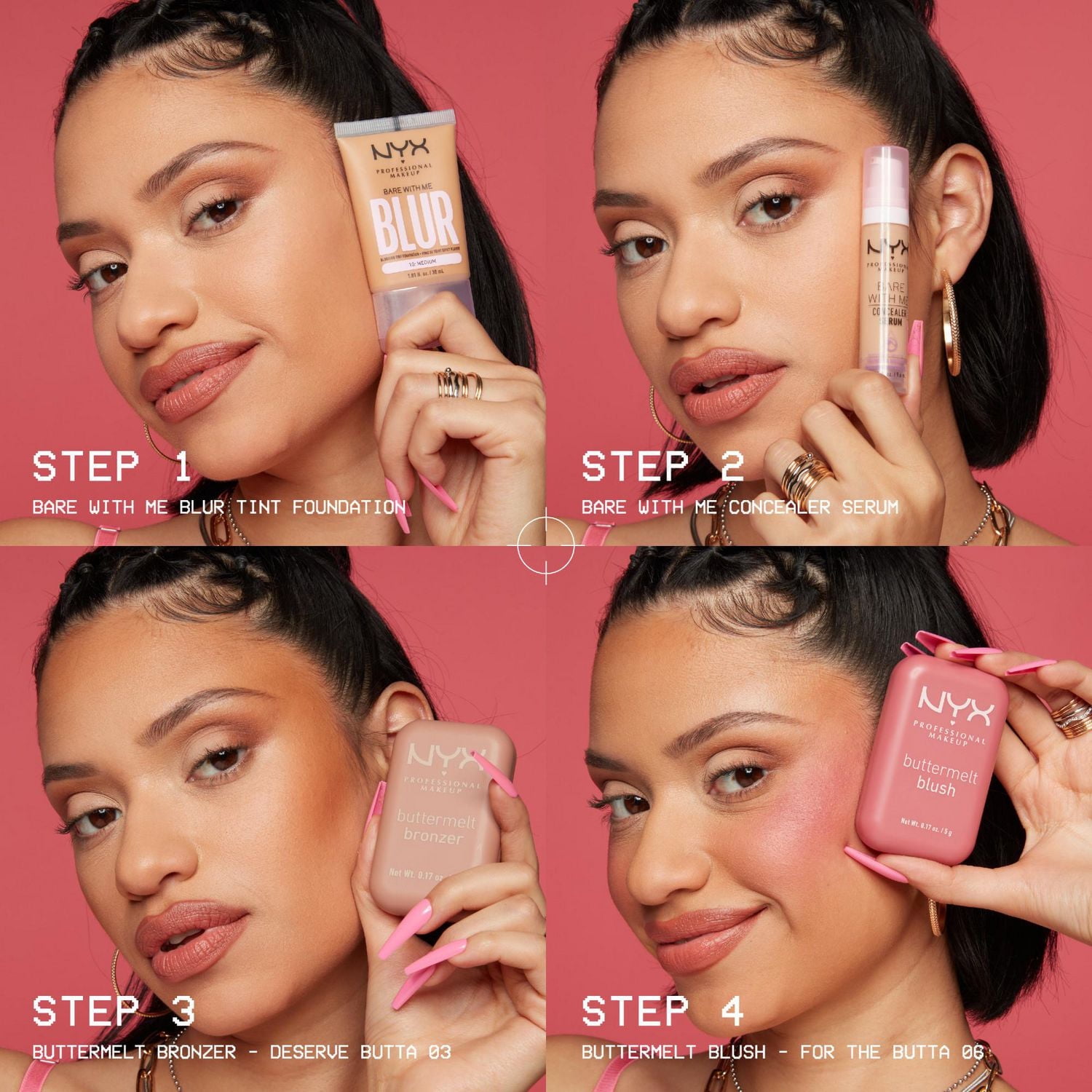 NYX Professional Makeup Fard à joues Buttermelt Fard à joues ultrapigmenté