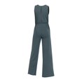 thumbnail image 4 of Summer Button Lace Up Cute Fall Jumpsuits for Women Short Sleeve Light Rip Jumpsuit Plus Size Women Straight Jumpsuit, 4 of 8