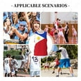 thumbnail image 5 of Philippines Flag Men Basketball Sports Jersey Running Fitness Multifunction Sleeveless tshirt Exclusive Custom Name Nunber, 5 of 9