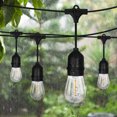 thumbnail image 2 of 60FT Waterproof LED Outdoor String Lights, Cool White or Warm White Color Changing Patio Lights, for Backyard Garden Patio Pergola Gazebo Bistro Bedroom Christmas Wedding Party, 2 of 5