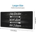 thumbnail image 2 of Extended Gaming Mouse Pad 31.5×11.8 inch XL with Stitched Edges Extended Waterproof Desk Pads Non-Slip Rubber Base Large Keyboard Mat Computer Game Mousepad for Work/Office/Home-Stay Positive, 2 of 6