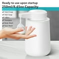 thumbnail image 2 of Phneems Automatic Soap Dispenser Foaming Touchless: 9oz Plastic White Modern Rechargeable Electric  Bathroom Kitchen Hand Dish Lotion, 2 of 7