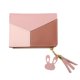 thumbnail image 2 of Mujer Hit Color PU Cartera Casual Borla Monedero (rosa), 2 of 9