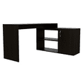 thumbnail image 6 of HQZX Modern L-Shaped Computer Desk, Adult Lap Desks, Particle Board, 45.9 x 59.6 , Black, 6 of 8