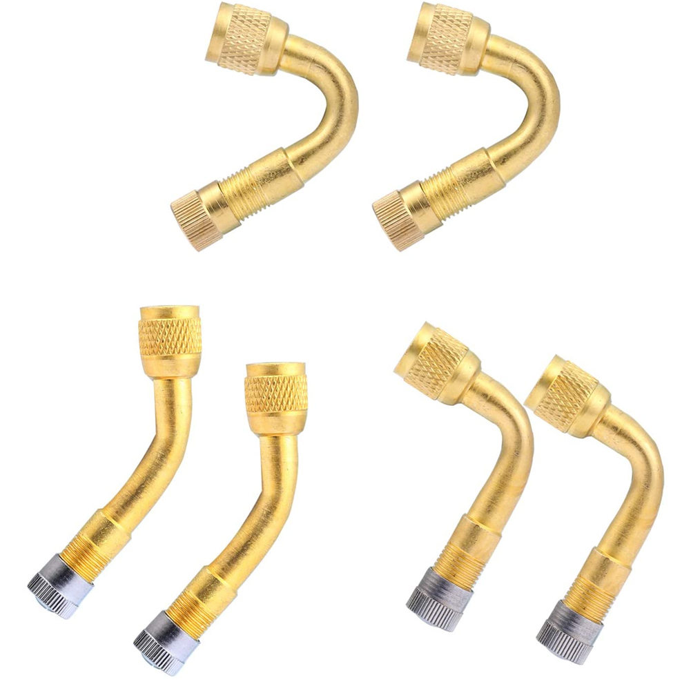 6 Pcs Universal Tyre Valve Extenders Valve Extension Stem Adapter 45