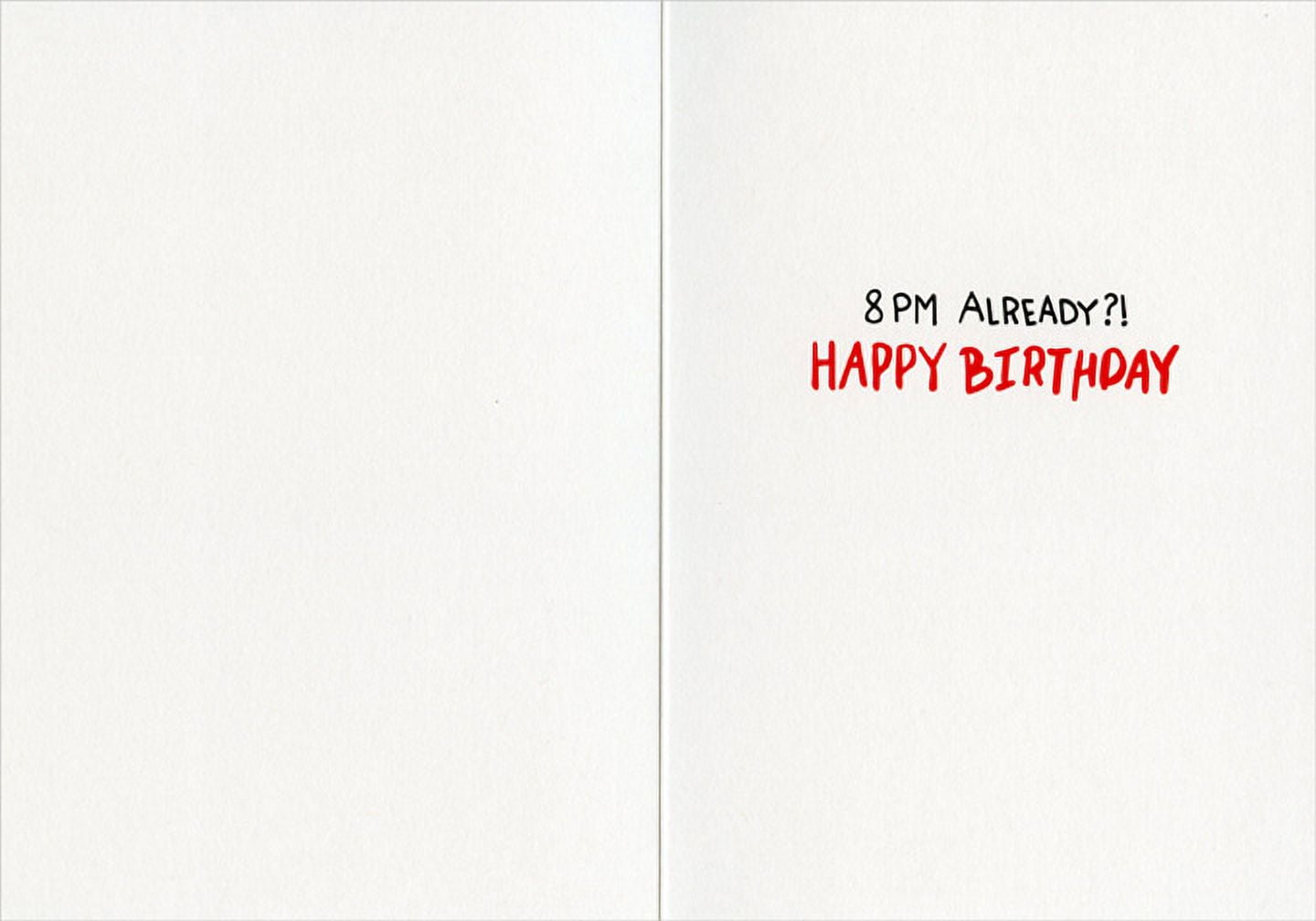 Funny Party Pooper Birthday Card - Couple On Bench Humorous Greeting Card