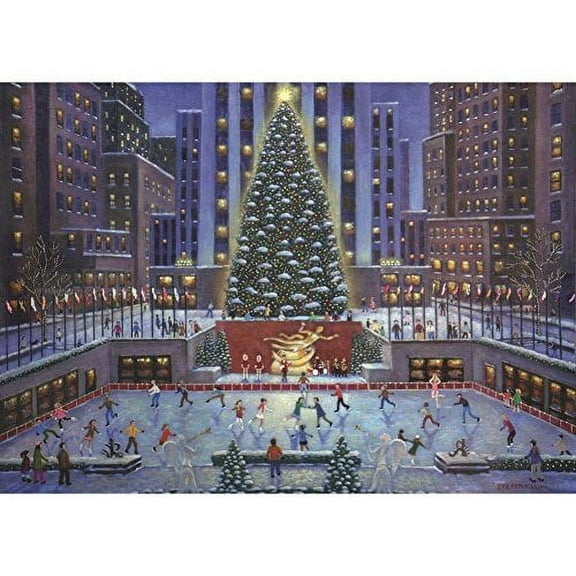 Ravensburger - Christmas - Rockefeller Center Ice Skating - 1000 Piece Jigsaw Puzzle