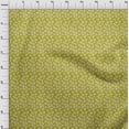 thumbnail image 3 of oneOone Cotton Cambric Lime Green Fabric Artistic Flower Dress Material Fabric Print Fabric By The Yard 56 Inch Wide, 3 of 4