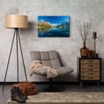thumbnail image 2 of National Park Lake Canvas Wall Art, Canadian Rockies Mountain Lake Print, Turquoise Water Reflection Artwork for Living Room Bedroom Office Decor, Ready to Hang, 2 of 6