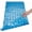 Clear Blue, variant on Bathtub Mat Non Slip 2 Pack, 35 x 16 Inches Pebble Shower Mat with Suction Cups and Drain Holes, Bath Mat for Shower,Bathroom tub (Clear)