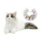 thumbnail image 3 of Muñeco de peluche de gato realista, Animal relleno, juguete de peluche de gato, cómodo, realista, suave, muñeco de gato de peluche de imitación para Bufanda gato caqui, 3 of 9