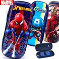thumbnail image 2 of Disney-estuche para lápices 3D de Marvel, caja de papelería de Spiderman, Capitán América, Ironman, bolsa de almacenamiento de Anime, organizador de papelería para niños Fivean unisex, 2 of 2