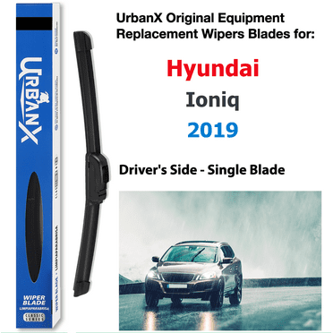 UrbanX 2-IN-1 All Seasons Water Repellency Original Equipment Replacement Wiper Blades For 2019 Hyundai Ioniq 26" Driver Side