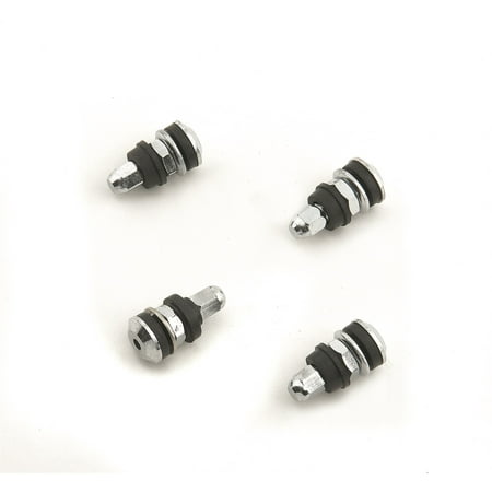 Mr Gasket 1957MRG Straight Chrome Tire Valve Stems