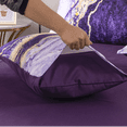 thumbnail image 6 of PERFEMET Purple King Size Comforter Set 6PCS Watercolor Purple Marble Bedding Sets Soft Abstract Art Style Bed in a Bag for Women Men, 6 of 10