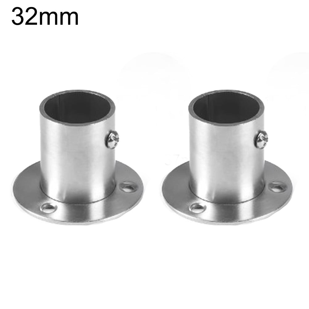 Lefu Support de Tube Bar de Placard Support de Garde-Robe Rail de Suspension Prise de Poteau Lefu Support de Tube Bar de Placard Support de Garde-Robe Rail de Suspension Prise de Poteau