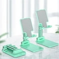 thumbnail image 3 of Mobile Phone Stand Foldable Desktop Phone Holder for Tablet Phone (Green), 3 of 5