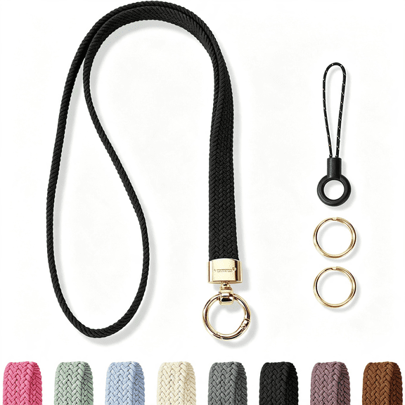 CCOCC Cute Lanyards for Id Badges Keys Stretchy Lanyard for Teachers | Badge Lanyard for Women, Neck Lanyards for Keys, Long, Thin, Stretchy, Ideal Key Lanyard for Teachers, Nurses & Office Women