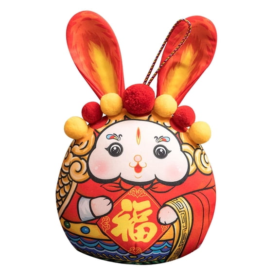 Cute Rabbit Stuffed Toys,Sofa Ornaments Creative Plush Dolls,Animal Simulation Plush,Soft Hug Back Cushion for Girl Kids Birthday Gifts 22cm