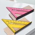 thumbnail image 4 of Pour Règle de Menuiserie Durable 7 & 12 Triangle : Outil de Précision pour Angle Droit, 4 of 8