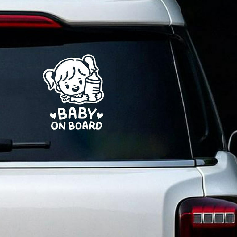 1x Sticker Baby On Board Car Truck SUV Window Bumper Wall Vinyl Sticker  Decal