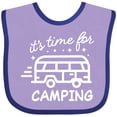 thumbnail image 3 of Inktastic It's Time For Camping with Camper Boys or Girls Baby Bib, 3 of 4