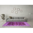 thumbnail image 3 of Ahgly Company Indoor Rectangle Oriental Purple Traditional Area Rugs, 7' x 9', 3 of 4