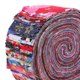 thumbnail image 2 of 1 Roll of DIY Fabric Strips Cotton Sewing Fabrics Colorful Quilting Fabrics Quilting Cotton Cloths, 2 of 3