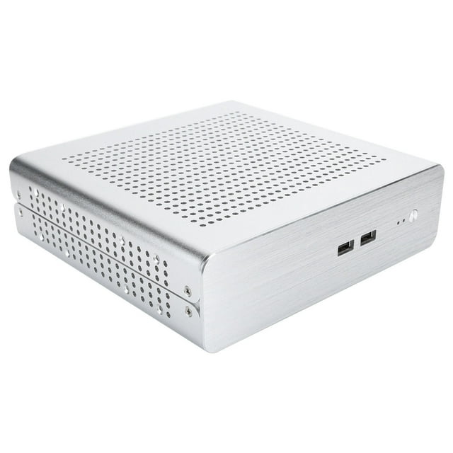 Chasis G60S HTPC de Aluminio Completo para Placa Base MiniITX Funcionamiento Silencioso Múltiples Opciones de Almacenamiento Ubicación Versátil ANGGREK Otros