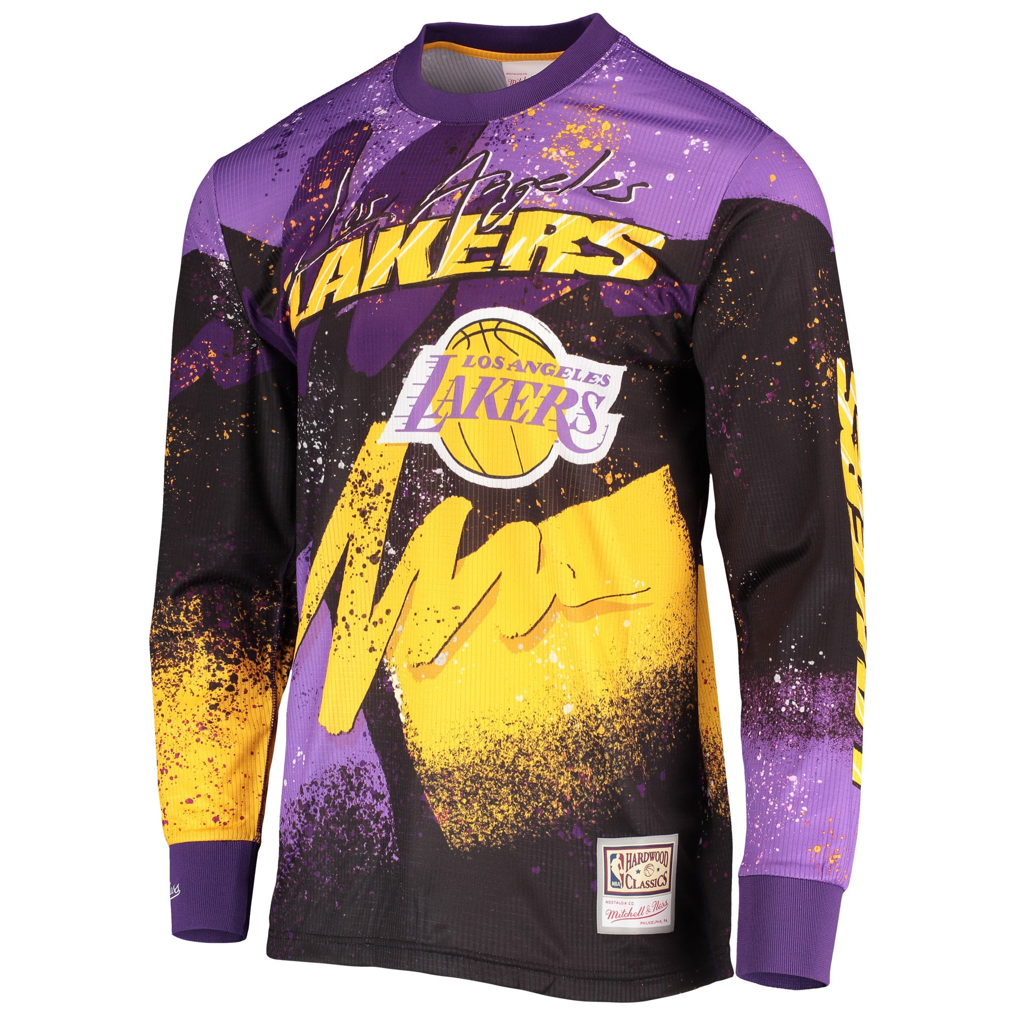 Men's Los Angeles Lakers Tommy Jeans Purple Mel Varsity T-Shirt