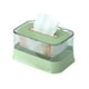 thumbnail image 3 of Caja de pañuelos para mesa, caja de pañuelos de pared, porta servilletas para coche, porta servilletas transparente Verde, 3 of 5