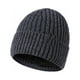 thumbnail image 1 of Zhuge Gorros de invierno gruesos y cálidos para mujer, gorro de punto, gorro de calavera, gorros para hombres y mujeres, azul y gris, 1 of 4