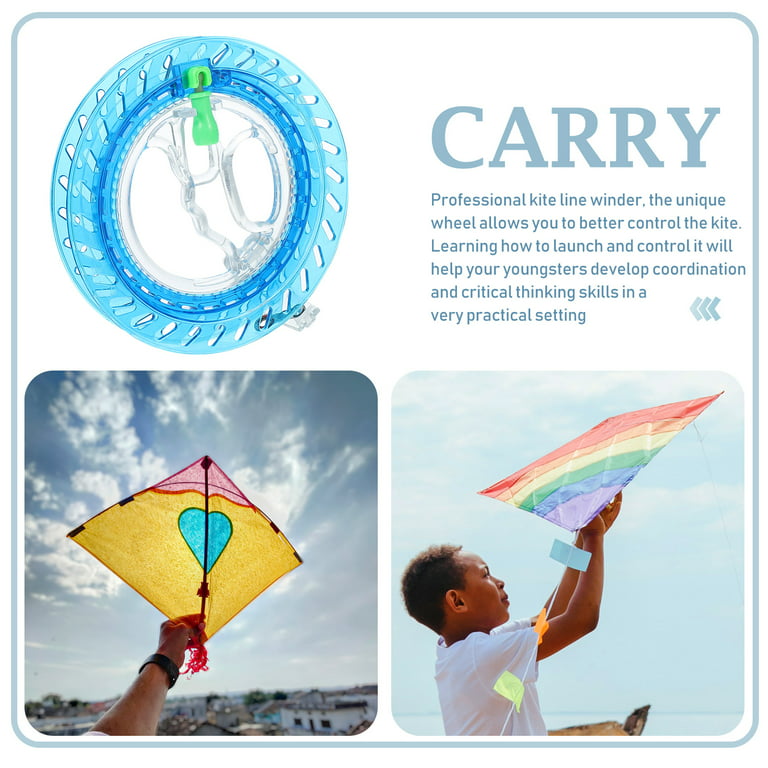 Kite Line Pulley Outdoor Tools Line Spooler Wheel Hand Flying